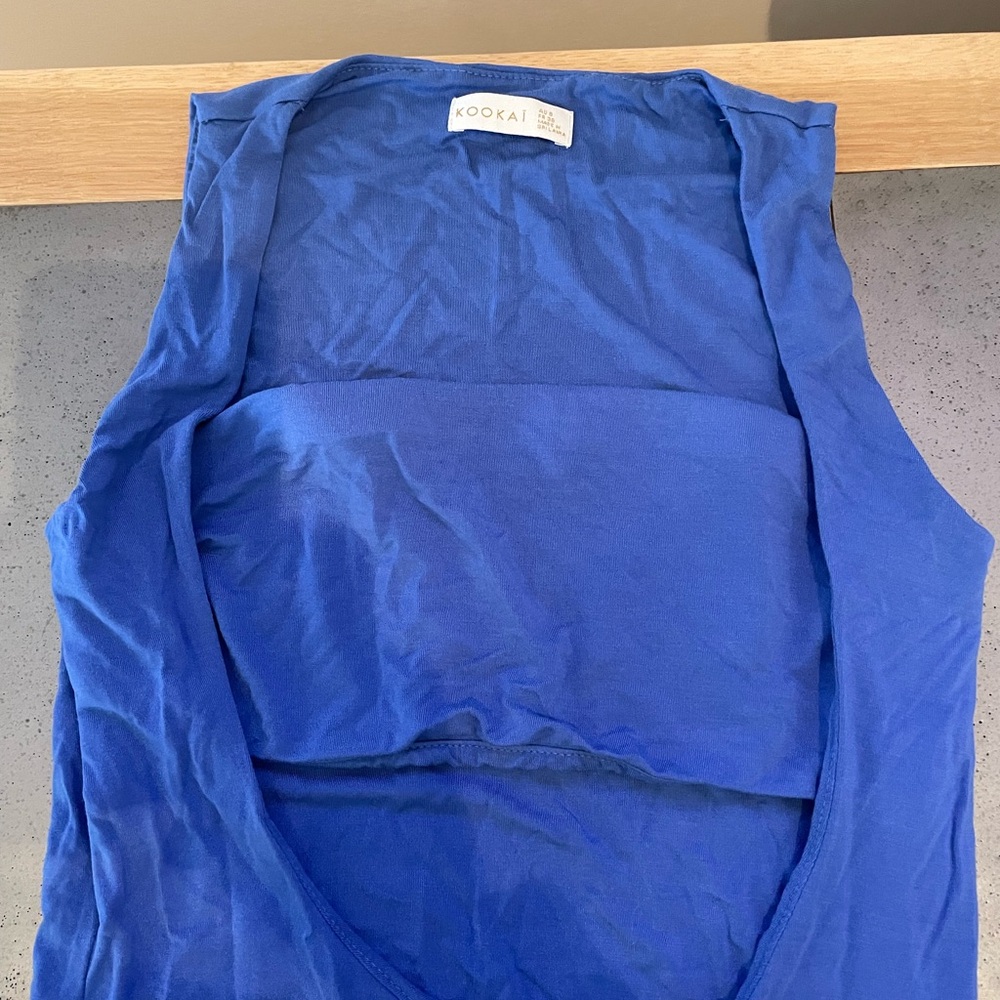 Kookai Blue Sleeveless Tank Dress Sz 4